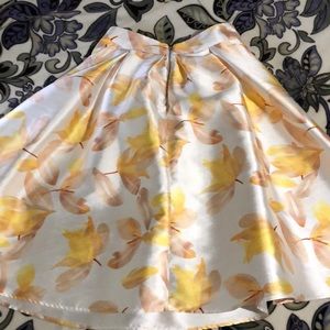 White & Yellow Skirt